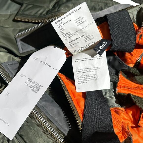 Transformable deconstructed bomber jacket/skirt/bag - Picture 4 of 4